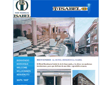 Tablet Screenshot of hotelresidenciaisabel.com